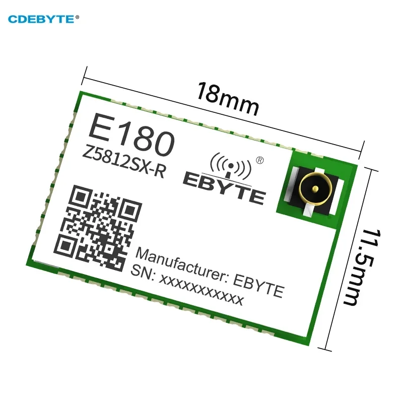 Zigbee 3.0 CDEBYTE E180-Z5812SX-R IPEX 인터페이스, SMD 무선 모듈, 500m 4 웨이 스마트 홈 애플리케이션 라우터, TLSR8258, 12dBm