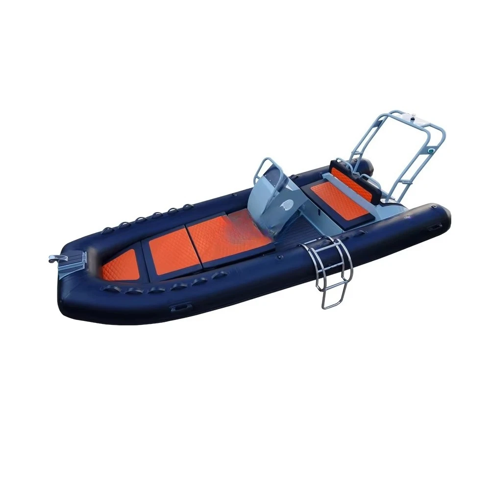 CE 16ft Aluminum Inflatable Rib Boat SP480 Deep V Aluminum Shell Ribbed Boat Equipment Luxury Boat