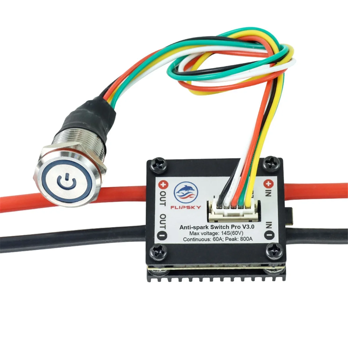 Popular FLIPSKY Antispark Switch Pro V3.0 ESC Switch with Heatsink for Electric Skateboard/EBike /Scooter/Robots