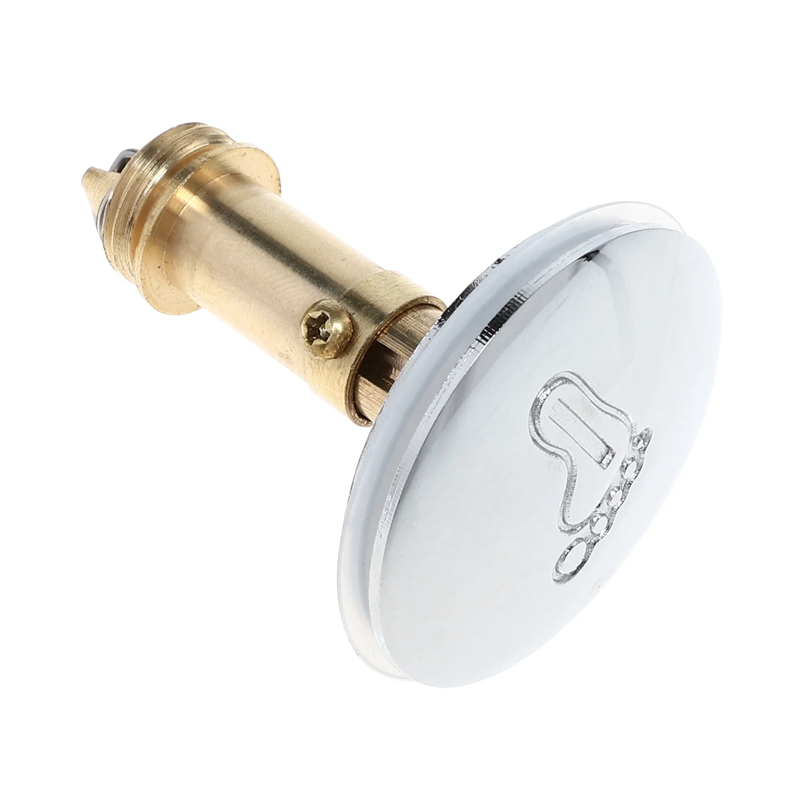 

1Pcs Suction Sink Stopper Easy Remove Flat Cover Bathroom Accessory Sliver Suction Sink Stopper Drain Bath Plug