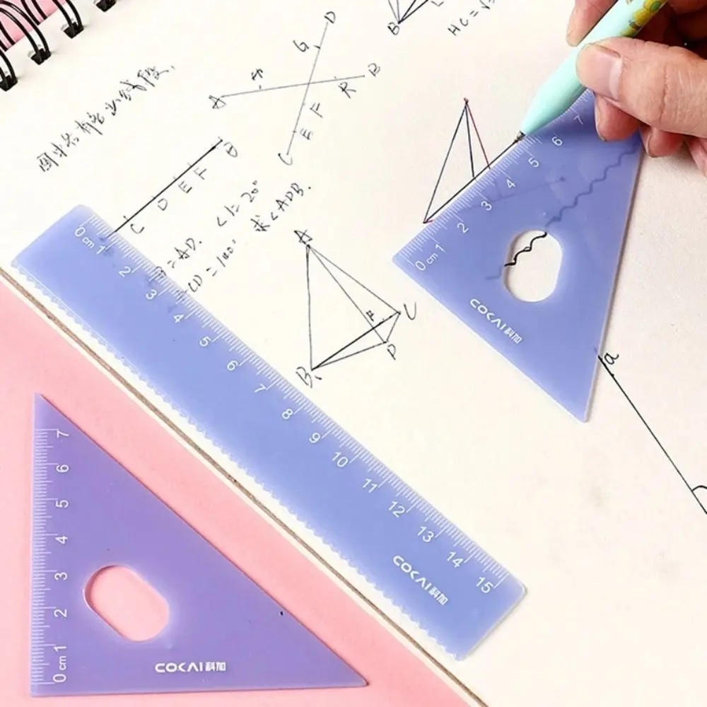 4 шт., треугольная линейка, 15 см