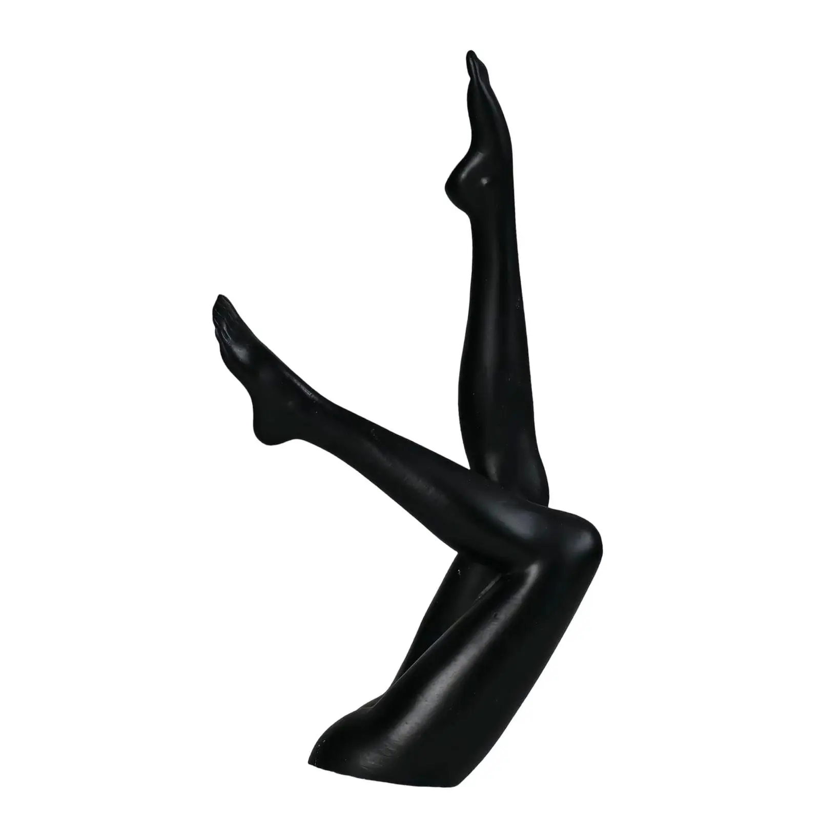 Unique Abstract Resin Female Legs Sculpture Decorative Figure for Living Room Bookshelf Table Decor