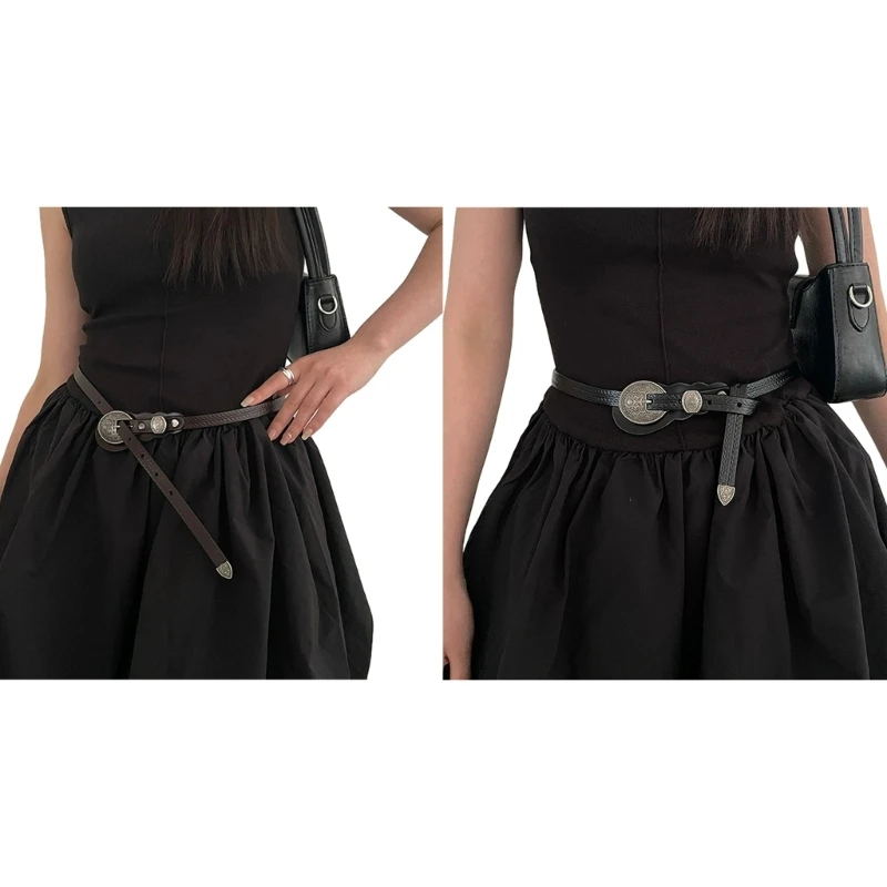 

Pin Buckle Belt PU Waist Belt All Matching Belt Women Accessories