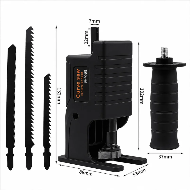 Reciprocating Saw Adapter Electric Drill To Electric Saw for Wood Metal Cutting Tool with Saw Blade for Wood Metal Cutting gallery 5