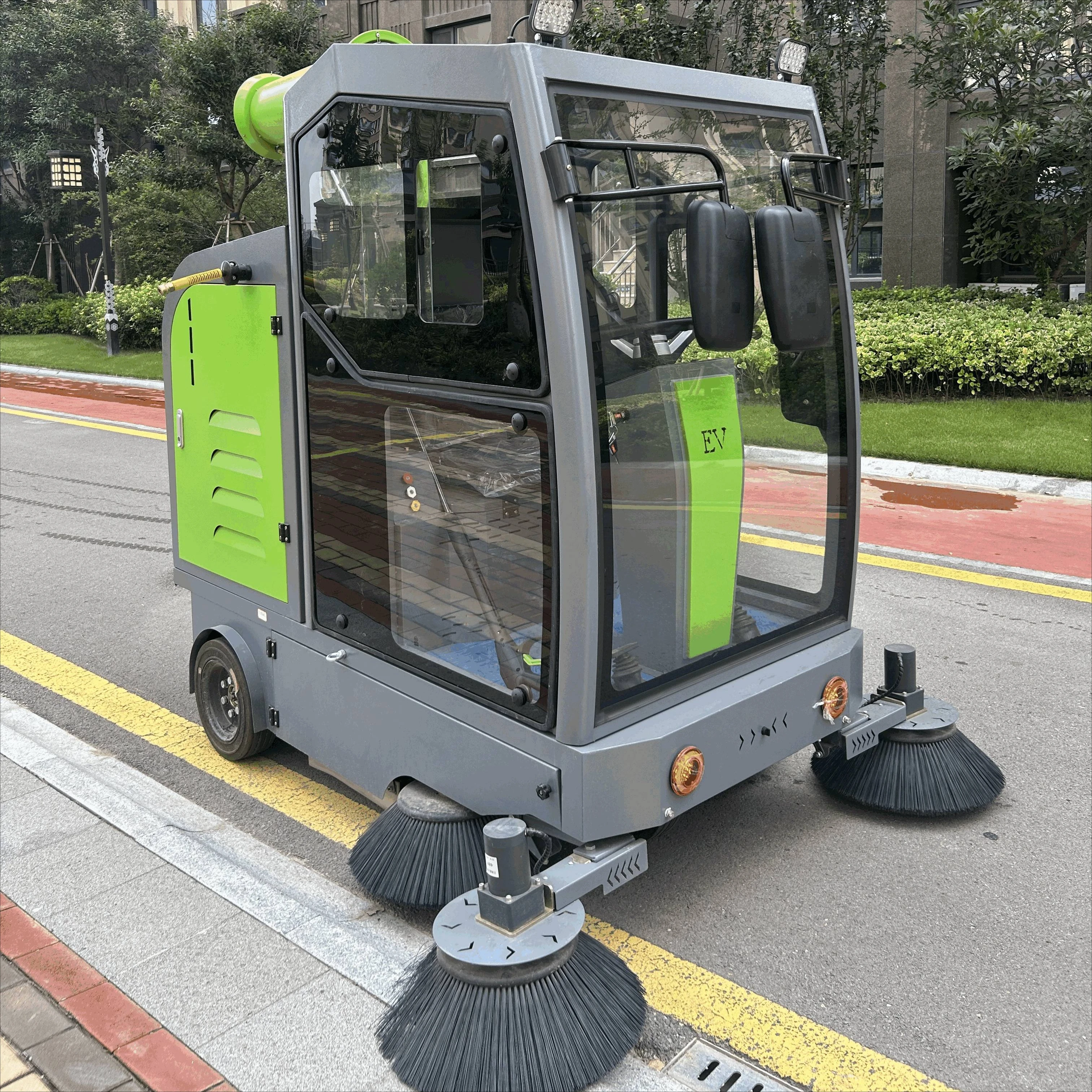 Electric Outdoor Road Sweeper Has Competitive Prices, and the New Product of Riding Street Sweeper Is Durable and Long-lasting