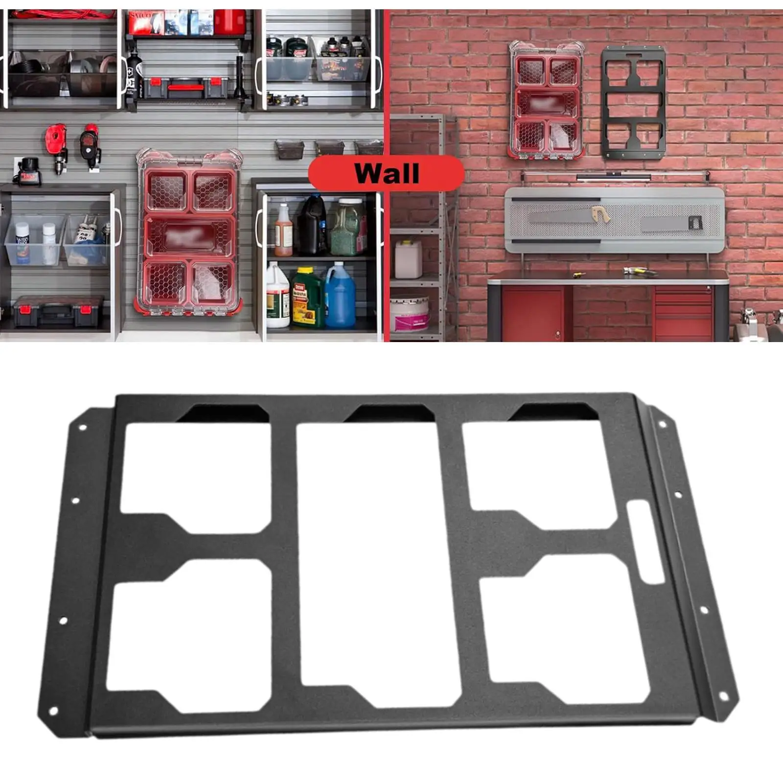 38-×-21-センチメートルモジュラーツールシステムベース頑丈なユニバーサルツールボックス用クイックインストール多目的
