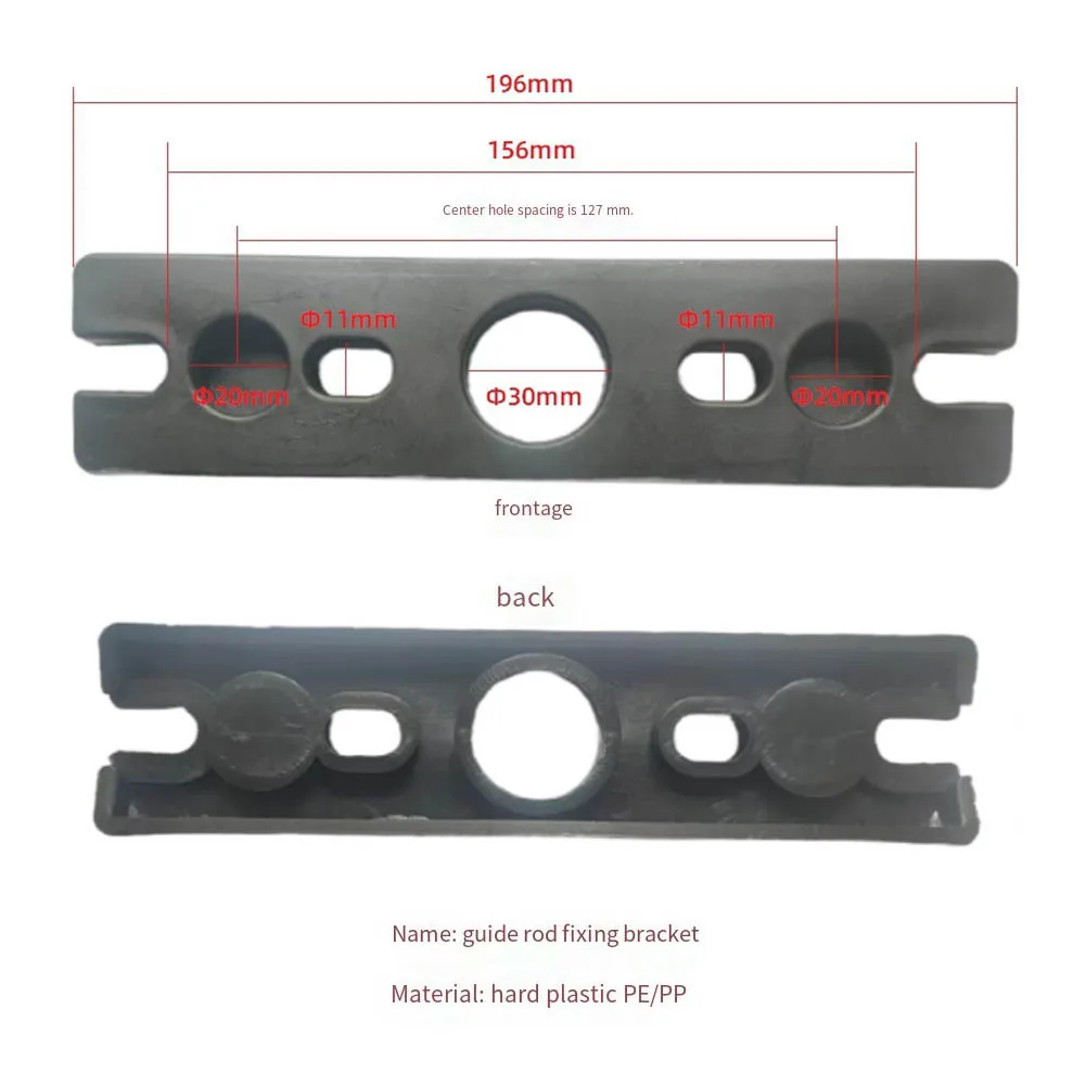 30mm Diameter Weight Stack Bracket for Guide Rods for Fitness Machines for Exercise Training for Home Gym Plastic