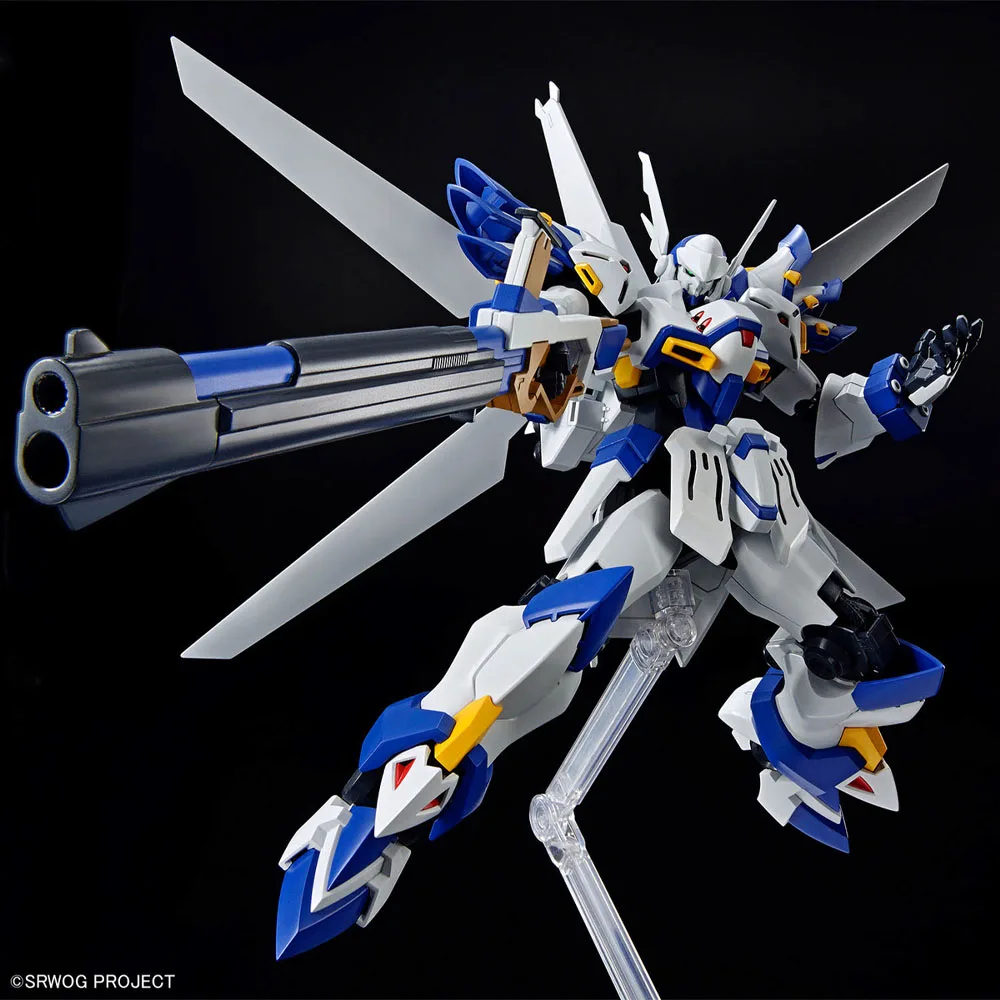 بانداي الأصلي GUNDAM HG سلسلة 1/144 سوبر روبوت الحروب OG الفارس الأبيض التجمع نموذج لعب هدايا للأطفال #4