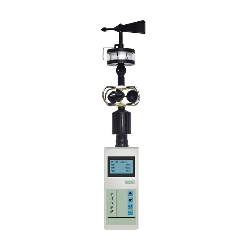 

Small handheld portable outdoor meteorological instrument, agricultural mobile wind speed and direction environmental
