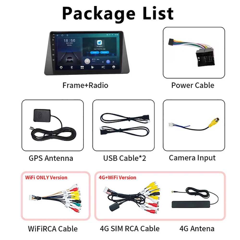 10'' 4G GPS Navigation Stereo Android Multimedia Carplay Auto Video Player Touch Screen Car Radio for BAIC SENOVA X25 2015~2017