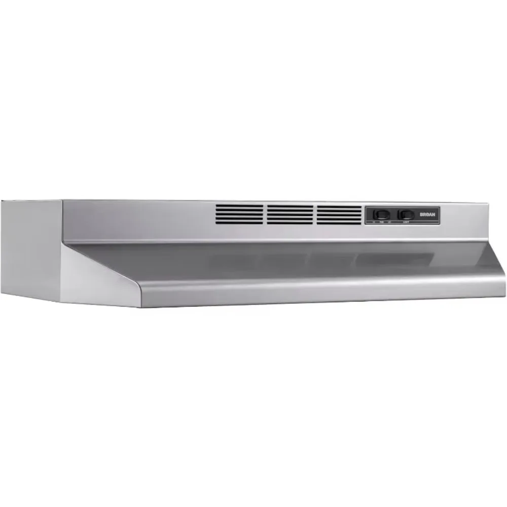 4130SF Fingerprint Resistant Ductless Under-Cabinet Range Hood, 30 Inch, Stainless Finish with Print Guard