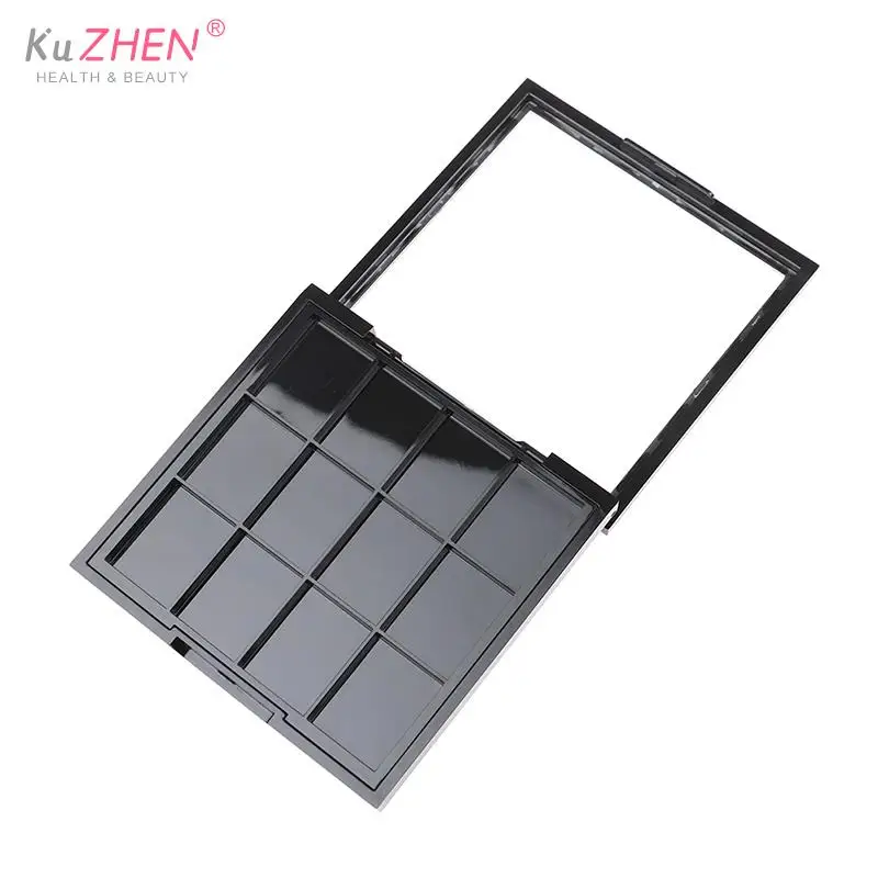 1PCS Empty Eyeshadow Dish DIY Eyeshadow Palette Eye Makeup Storage Box For Women Girls 3/4/12 Grids Beginners Cosmetic Container