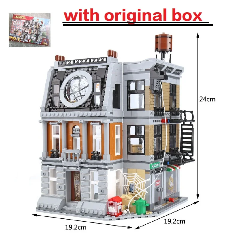 

Original Box Movie Series 07107 Sanctuary Showdown Model Compatible with 76108 Building Blocks Children's Birthday Gifts