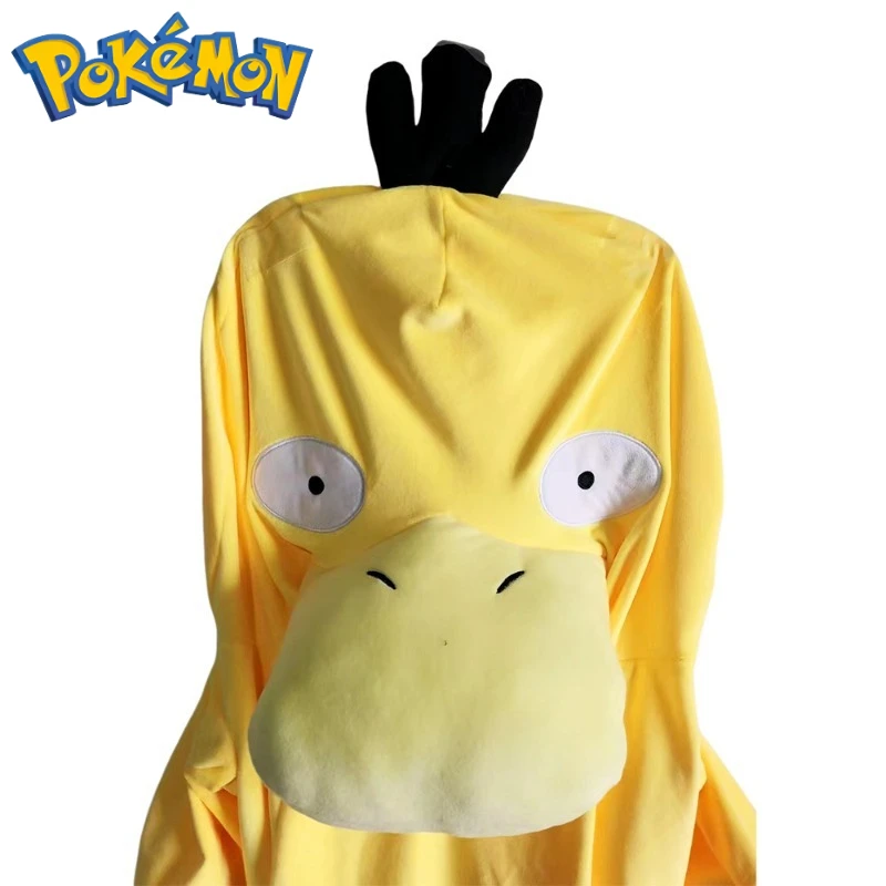 25-100CM tamaño grande Pokemon Psyduck solo ropa muñecas de peluche suave no relleno muñecos de peluche de dibujos animados juguetes semiacabados