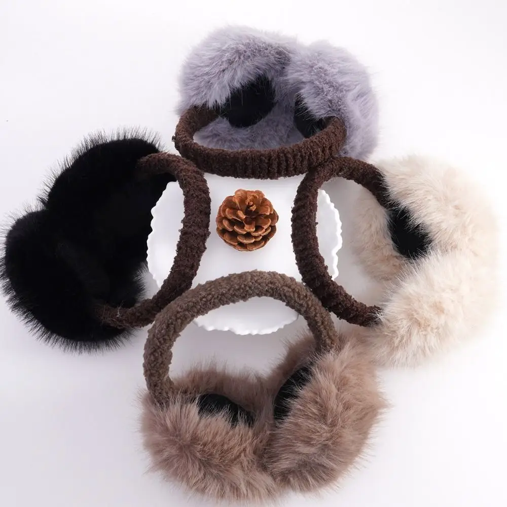 

Мягкие складные наушники, зимние теплые утолщенные пушистые наушники, защита ушей, антифриз, наушники из искусственного меха для женщин и мужчин, уличные наушники