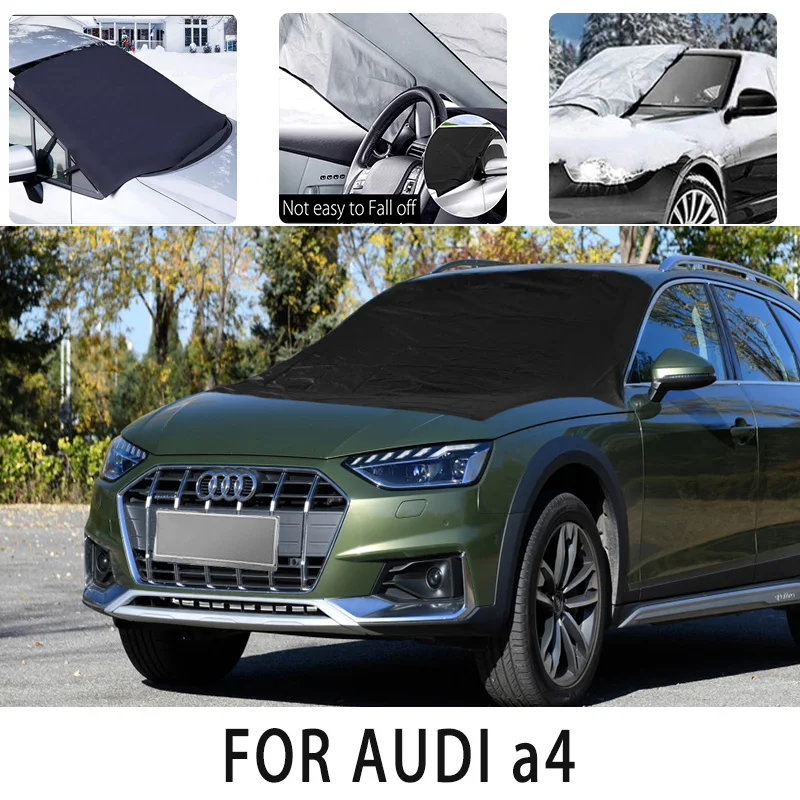 

Car snow cover front cover for Audi a4 snowprotection, heat insulation, shading, wind protection Frostprevention car accessories