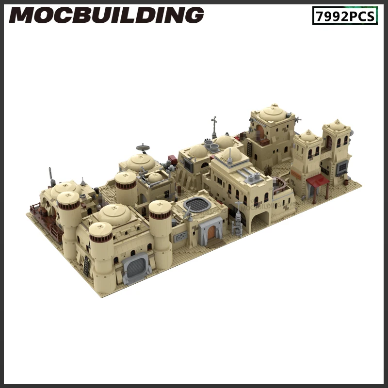 

New Movie Scene MOC Building Blocks Diorama Model Architecture Technology Bricks Collection DIY Assembly Toys Creative Xmas Gift