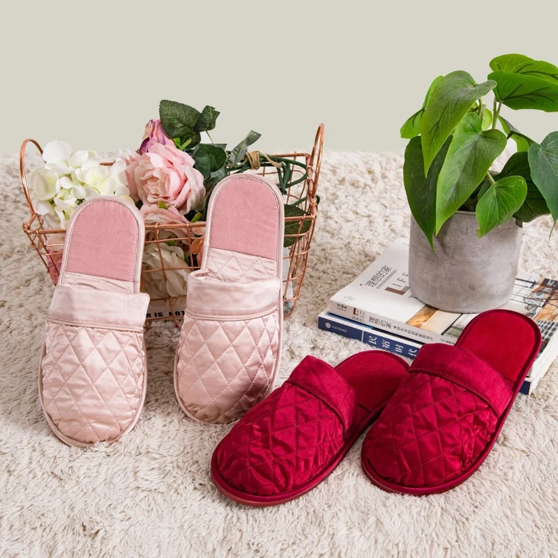 Cotton Slippers House Warm Women Winter Pantuflas Shoes Ladies Casual Comfortable Zapatos Mujer Luxury Brand Sapato Feminino