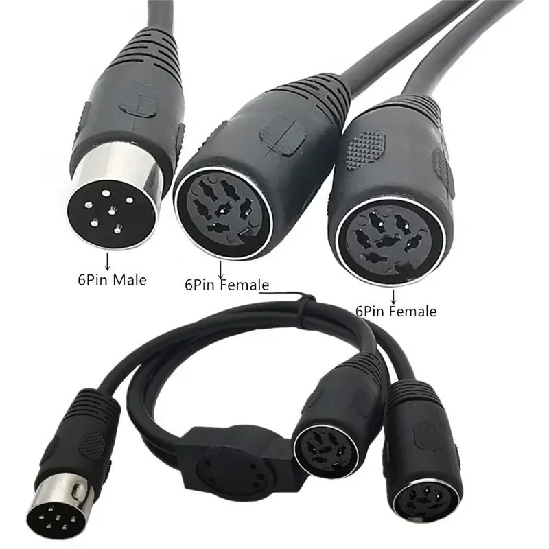 Midi Din 6-Pin Spli… - image