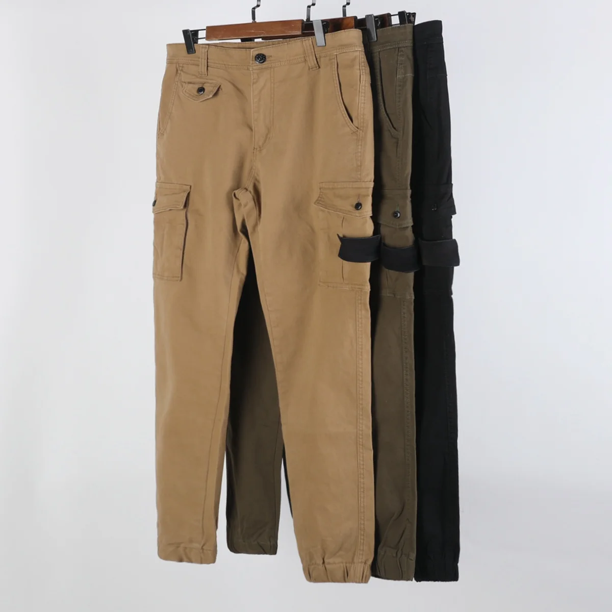 

Loose Fit Casual Cotton Cargo Pants 25FW 5404 Khaki Color ex Comfortable Loose Leggings Autumn Season Faion