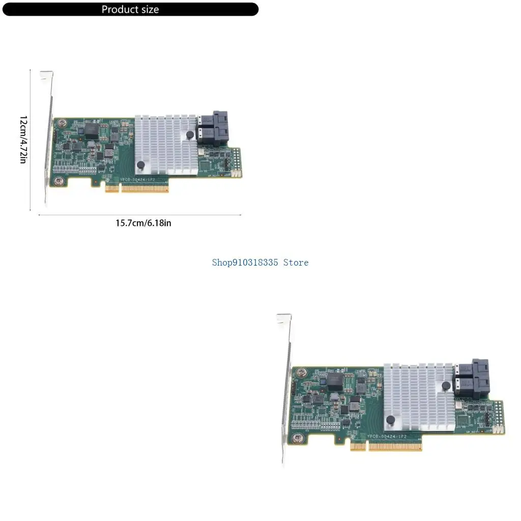 

SAS3.0 9300-8i 8-port 12Gb/s SAS3.0 PCIE3.0 Low Profiled Adapter Easy Installs