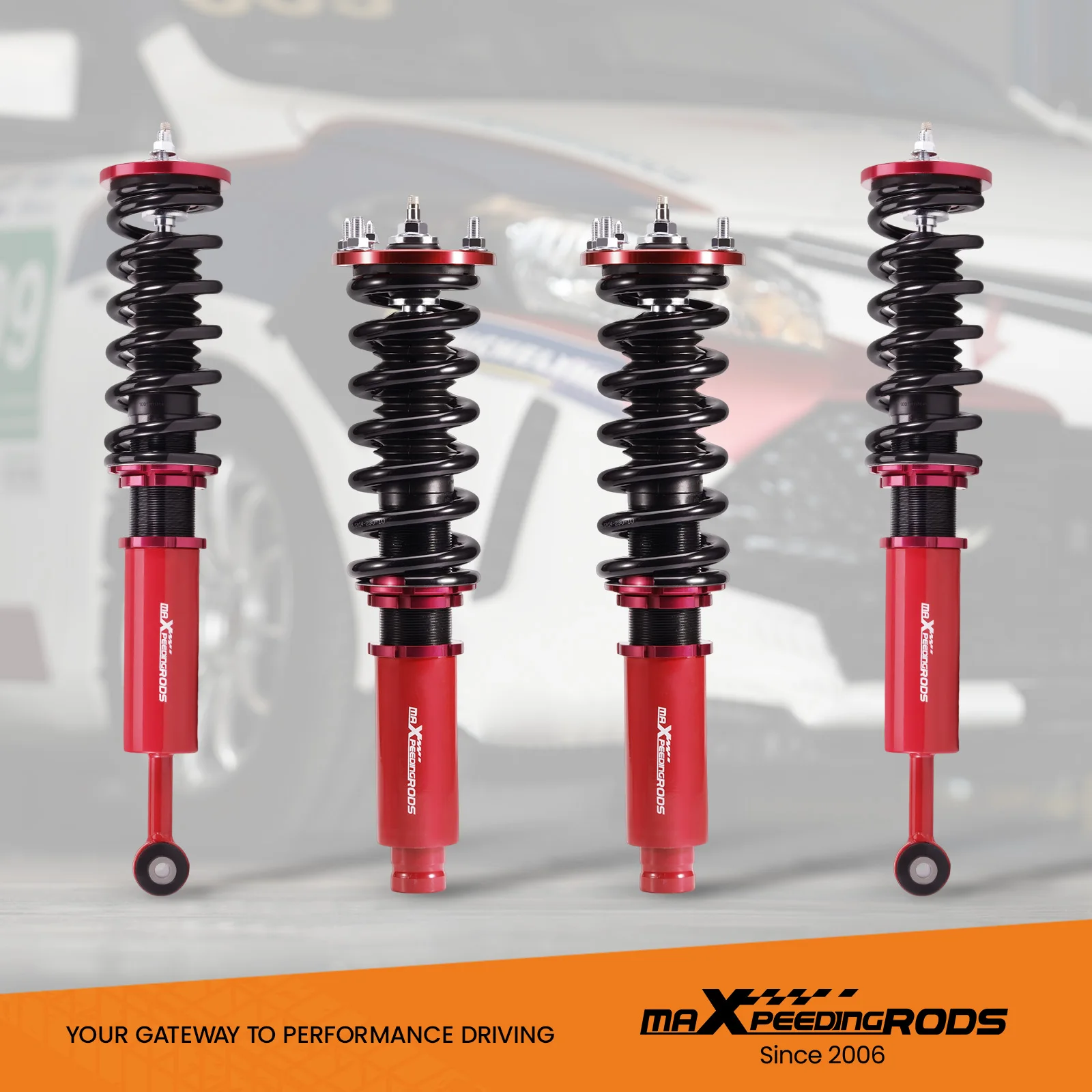 

Maxpeedingrods Coilovers Lowering Kit 24-way Damping For Honda Accord 1998-2002