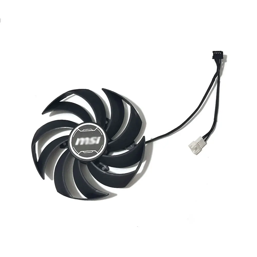 Nouveau Original 95MM RTX4070 4PIN PLD10010S12HH GPU ventilateur de refroidissement de remplacement pour MSI RTX 4070 4070SUPER VENTUS 2X carte vidéo noire