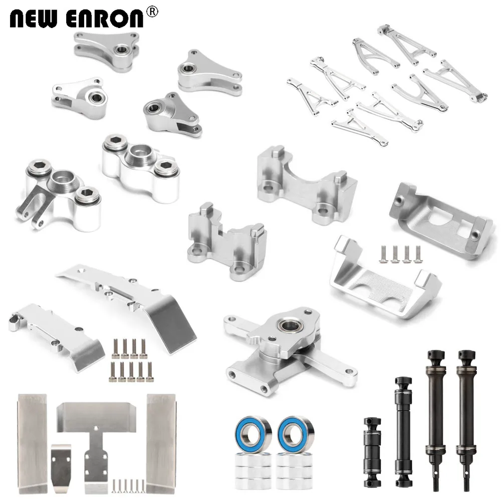 

Металлический рычаг подвески CVD, приводные валы, рулевое управление в сборе, защитная пластина для радиоуправляемого автомобиля Traxxas Mini 1/16 E-Revo VXL 71076 71054