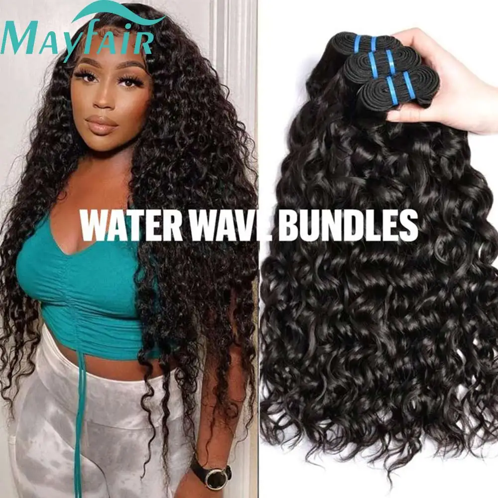 Human Human Hair Water Human Remy Wave Bundles Hair