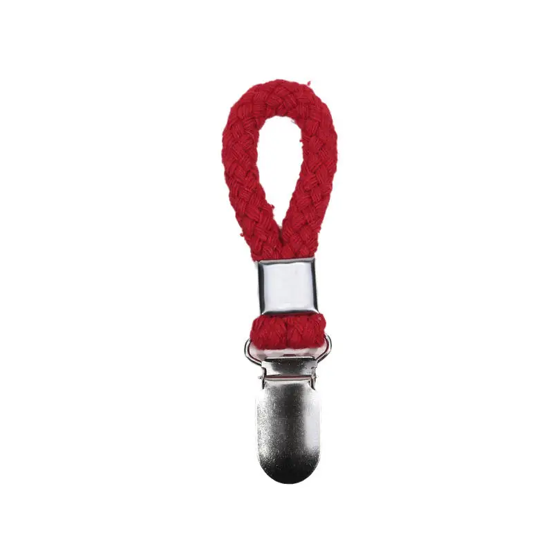 1/2PCS Bad Handtuch Clips Geflochtene Mehrzweck Kleiderbügel Bad Baumwolle Schleife Handtuch Clip Metall Clamp Küche Hause lagerung – Detail 29
