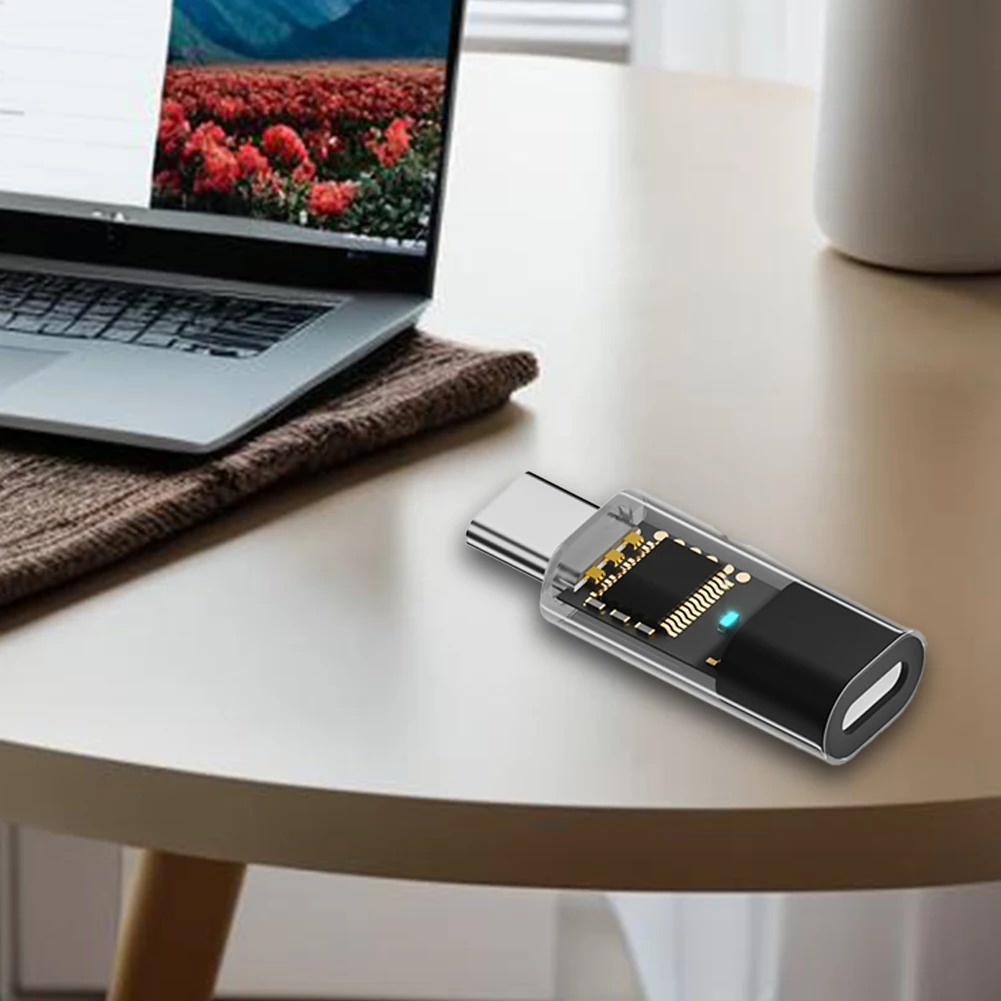 Ligting Female To Type C Male Adapter for Pencil 1st Generation Bluetooth-Compatible Stylus Pen Charge Adapter