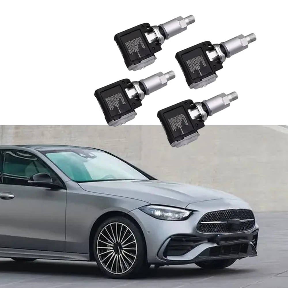 

4Pcs Car Tire Pressure Monitoring Sensor TPMS A0009052102 0009052102 A0009058706 For Mercedes-Benz C-Class W206 S/Maybach W223