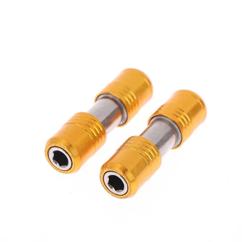 Uchwyt bitów do wkrętaka, przedłużka dwugłowicowa, szybkozłączka, adapter sześciokątny 1/4\", przenośny uchwyt do wiertarki elektrycznej.