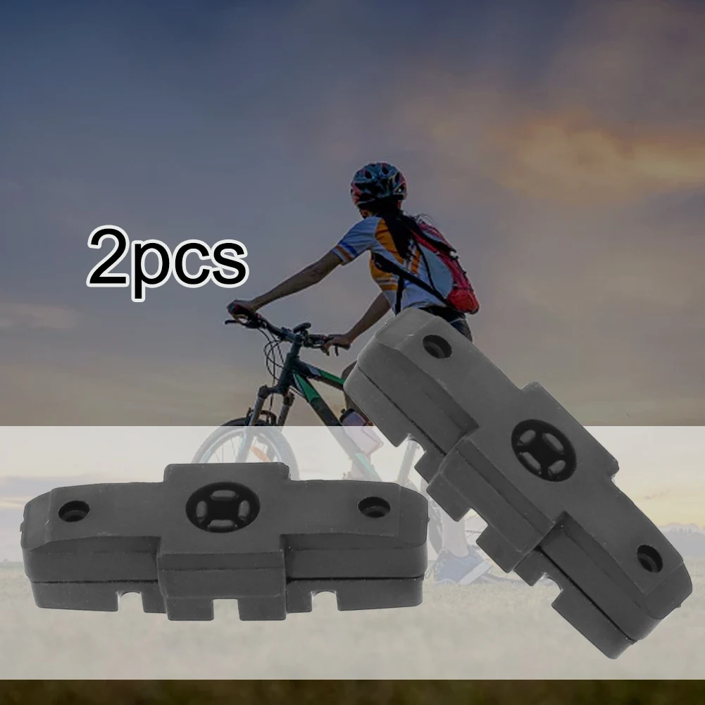 Hidráulica Rim Brake Pads para Road Bike, Peças de bicicleta, Componentes de borracha, Ciclismo Brakes Pads Acessórios, 2Pcs