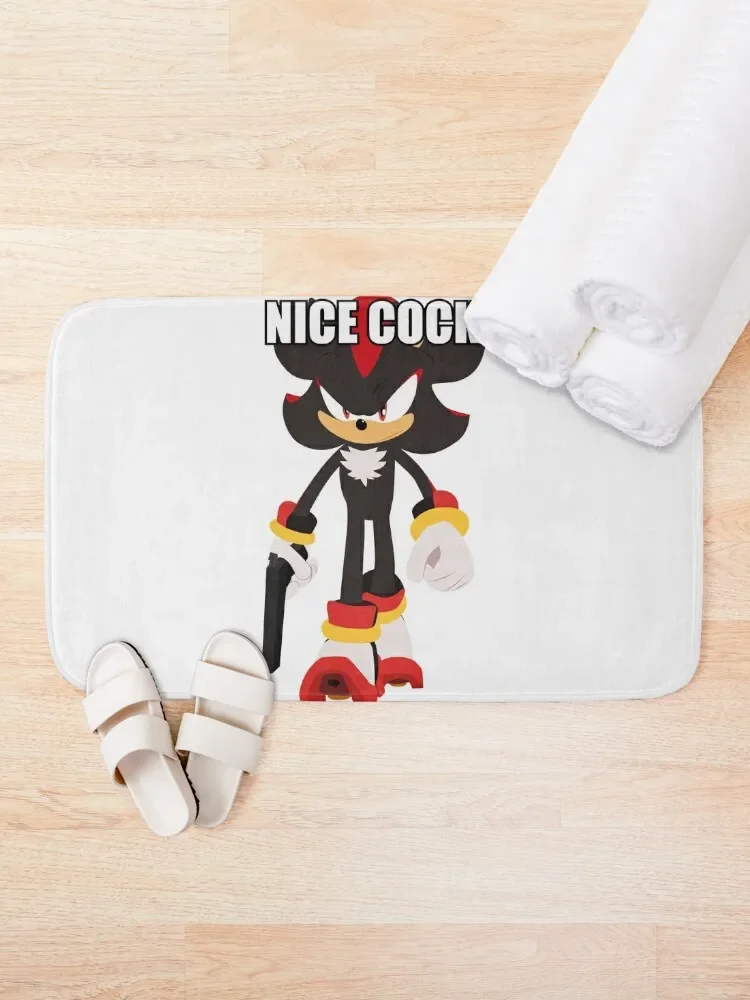 Edgehog with a Weapon 2D Bath Mat Bathroom Deco Toilet Rug Mat