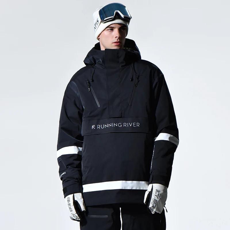 RUNNING RIVER Brand Men Snowboarding Hoodie High Quality Hooded outdoor Sports ski women Snowboard Jacket ripstop 4425