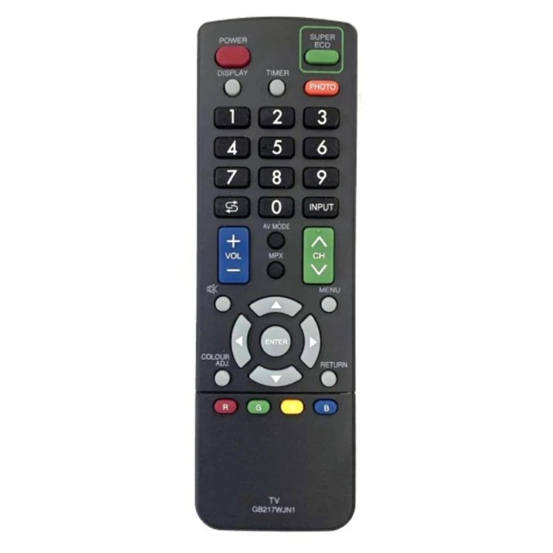 ABKN 3X Remote Control Replacement for SHARP GB217WJN1 TV LED LCD Remote Controller