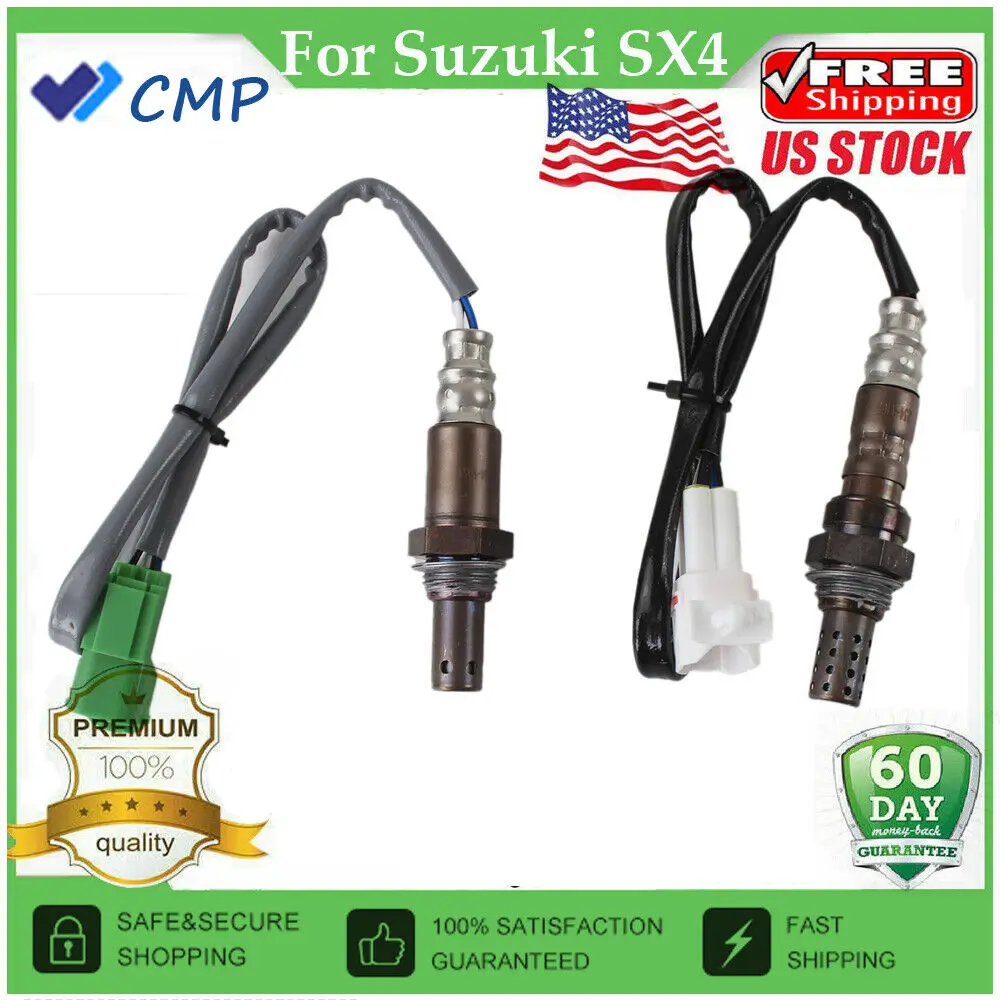 

Pair Front & Rear Oxygen Sensor For Suzuki SX4 2.0L 2008-2009 234-9033 234-4165