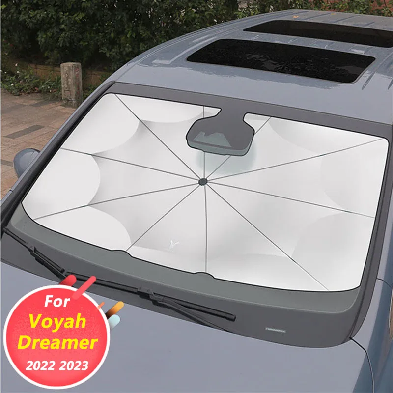 For Voyah Dreamer 2022 2023 Car interior decoration accessories, sunshade umbrella, front windshield, sun protection, heat insul