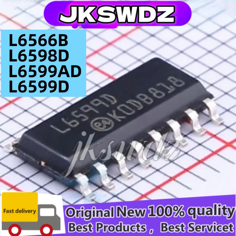 

5pcs/LOT New L6566B L6598D L6599AD L6599D L6566 L6598 L6599 SOP-16 LCD Board