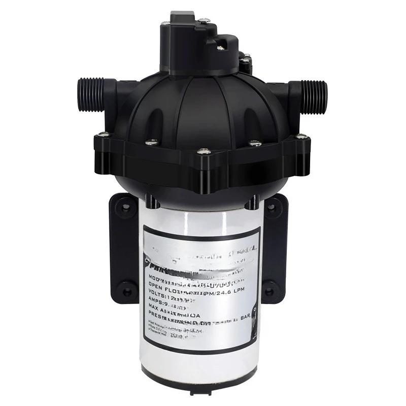 

51 high pressure water pump 12V24V large flow spray car wash diaphragm pump high lift five chamber self-priming booster