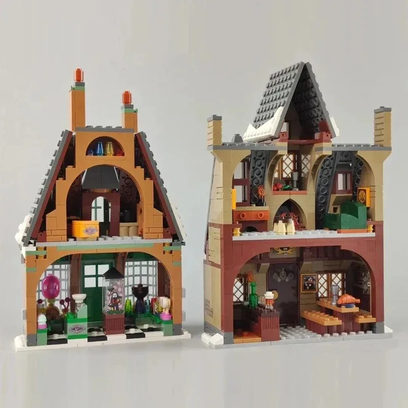 Compatible with 76388 Movie Magic World Building Block Creative Collage Toy Building Street Scene Brick 851 Children's Toy Gift