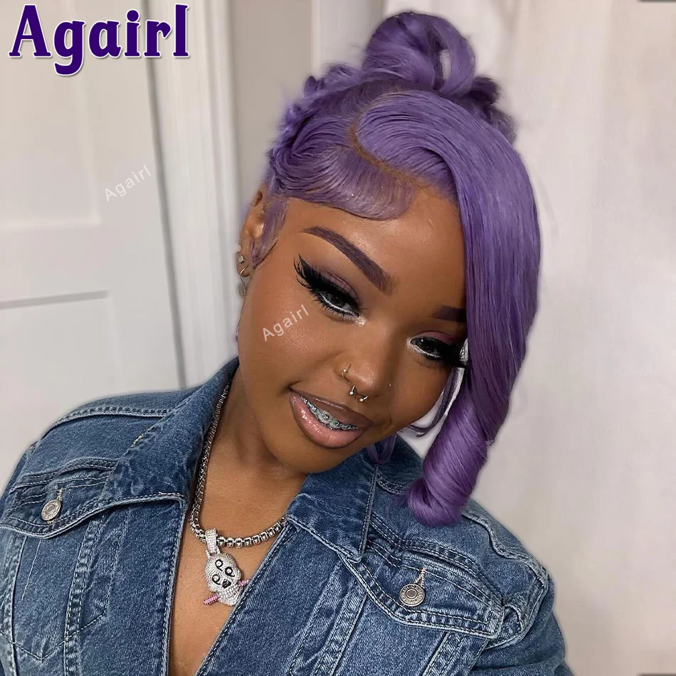 Lavender Color 13x6 13X4 Lace Front Wigs 200 Density Human Hair Wigs 613 Colored Body Wave Lace Frontal Wig For Women PrePlucked