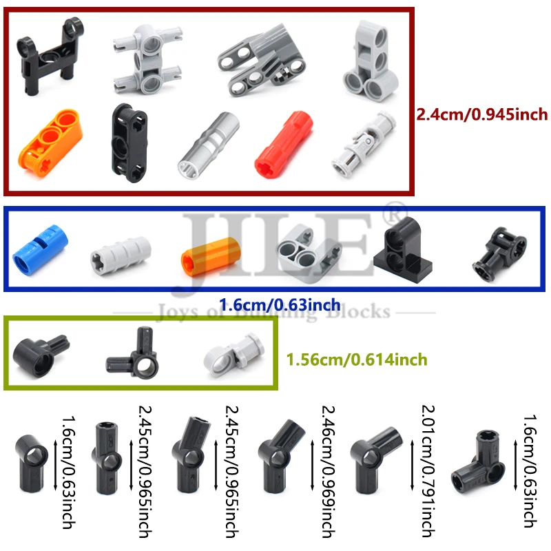 MOCハイテクブロックテクノロジーリフトアームビームギアクロスアクスルフレームコネクターピンビルドビルディングブロックロボット互換車玩具