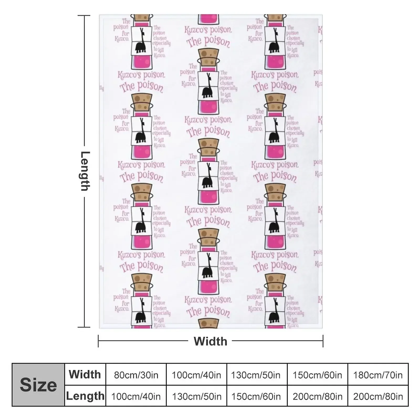 Kuzco_s Poison Throw Blanket Large Heavy Blankets