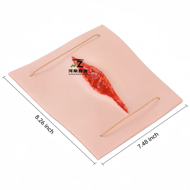 

New wearable laceration wound training model, trauma model