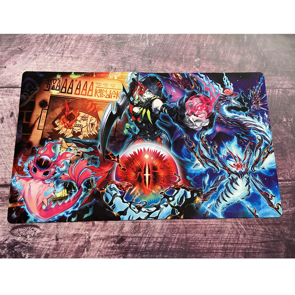 Yu-Gi-Oh Diabellestarr the Dark Witch Snake-Eyes Flamberge Dragon Playmat Game Card Pad YGO Mat KMC TCG YuGiOh Desk Mat-196