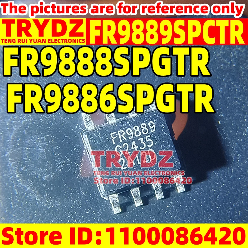 10-1pcs FR9889 FR9888 FR9886 FR9889SPCTR FR9888SPGTR FR9886SPGTR SOP8 For DVD power bank synchronous buck conversion chip