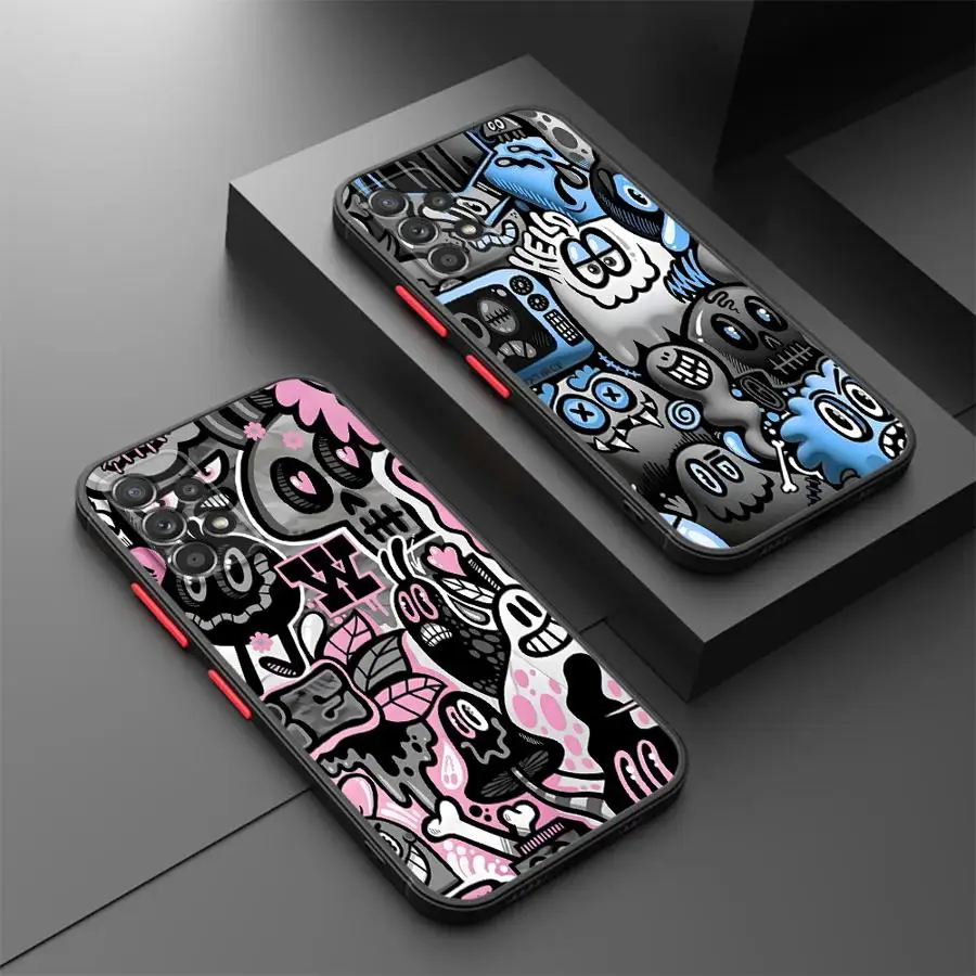 

Case for Samsung Galaxy A36 A56 A55 A53 A52S A72 A14 A23 A54 A17 A52 A35 A34 A16 A15 A73 A33 Phone Cover Trendy Fashion Patterns