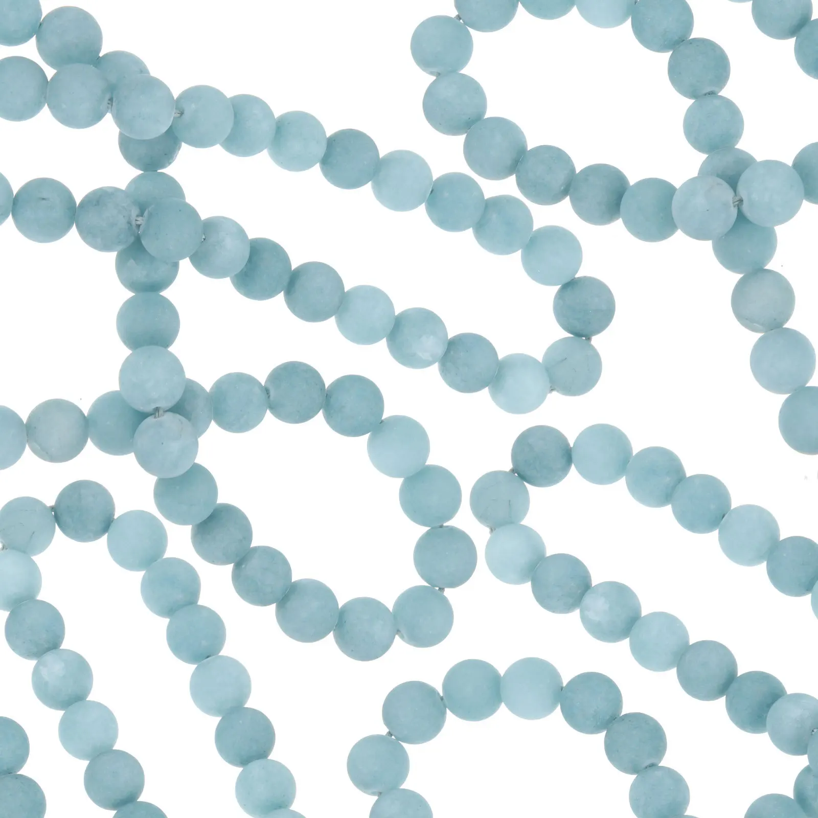 

DIY ремесло матовый морской синий камень бусины-разделители свободные бусины для изготовления ювелирных изделий ожерелье браслет подарки день рождения Рождество